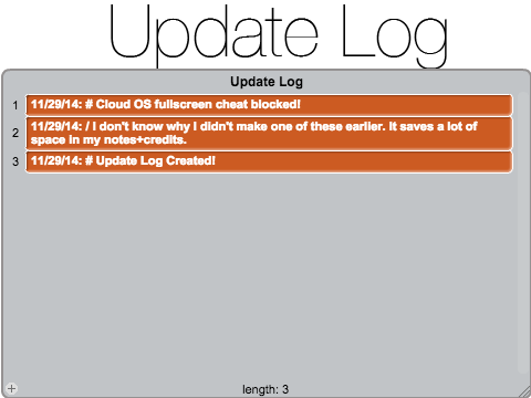 Update Log