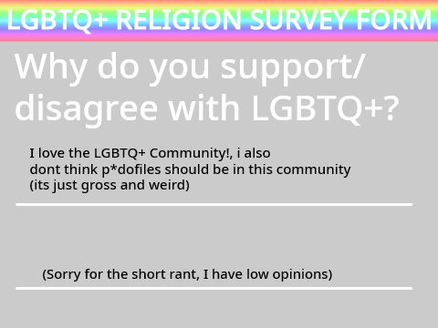 LGBTQ+ Survey Participation remix