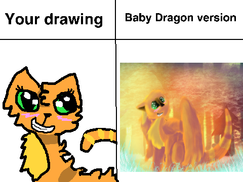 Draw something and I'll BabyDragonIze it! remix remix-35