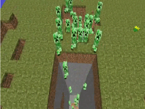 What I call a successful creeper farm!