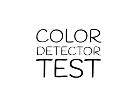 Color Detector Test