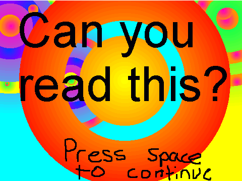 Can you read this?