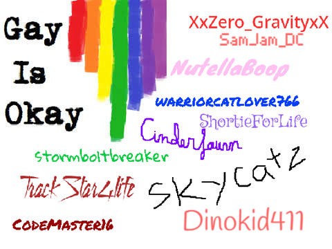  #GayIsOkay sign if you think its okay remix remix remix