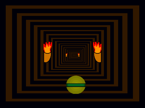 3D Ball in a cave