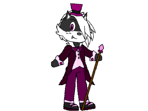 Obsidian, @Fuzionable's OC!