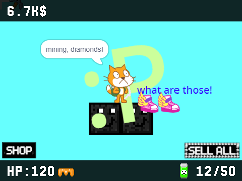 Miner Cat 2 but everything is REALLY weird 