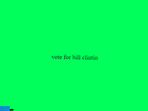 vote for bill clintin 2020
