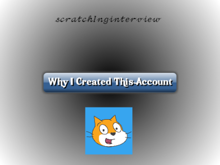 Why I Created This Account