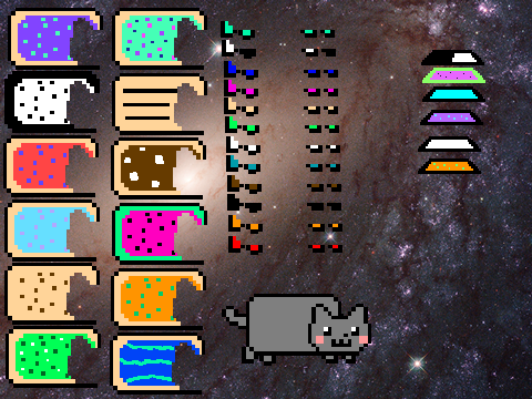 Nyan cat Dress-up remix