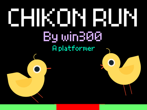 Chikon Run - A platformer