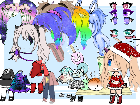 Gacha life dress up me