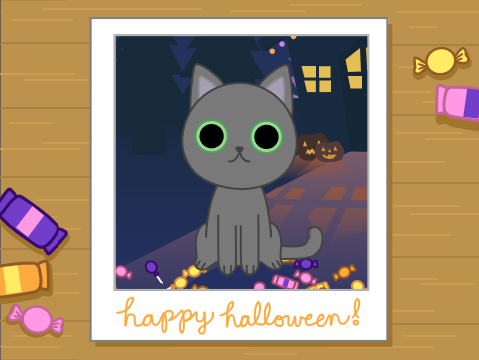 Halloween Cat Dress Up remix