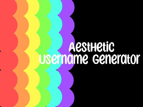  aesthetic username generator