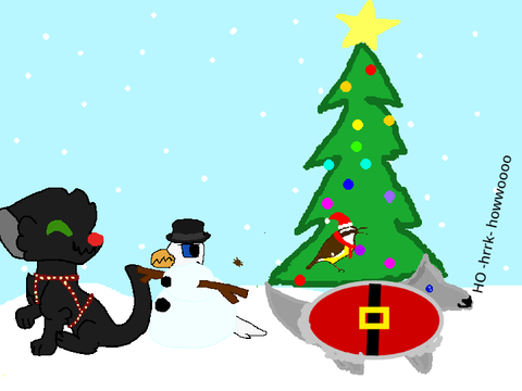 Merry christmas! w/ spirit animas, Looks like everyone is ready for christmas!