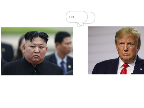 Trump vs KIM jung un