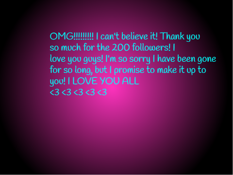 200 Followers Special <3