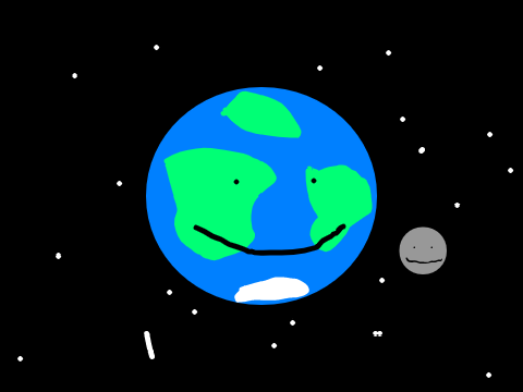 the solar system - earth and the sun