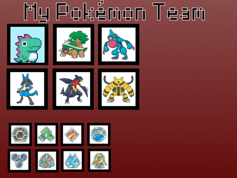 My Pokémon Team - Sinnoh