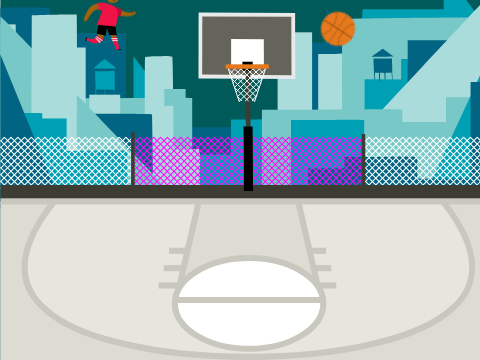 balle au prisonier (avec balle de basket)