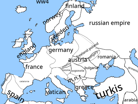 Alternative map of Europe 2053 remix-3 old