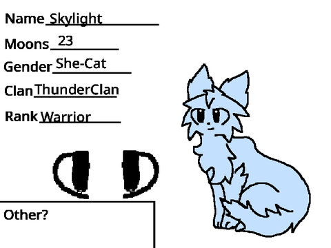 WillowClan Signup Sheet remix