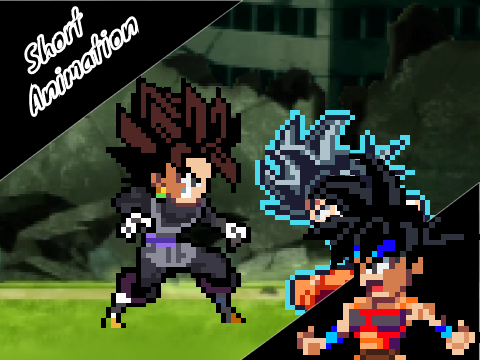 (CANCELED) Short Animation: Ultra Instinct Goku VS Vegito Black