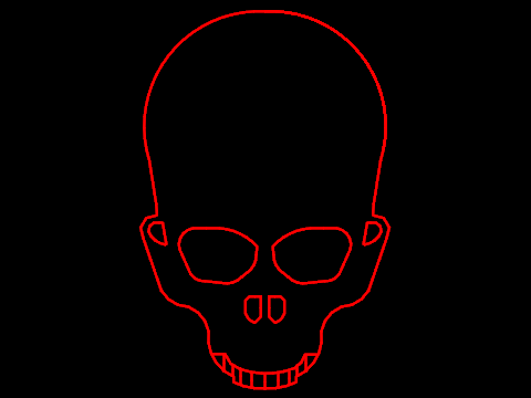 Neon Skull