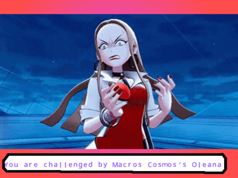 Pokemon Macros Cosmos's Oleana battle
