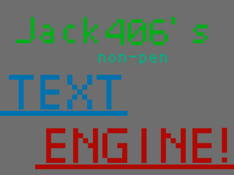 Text engine!