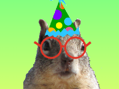 Birthday Squirrel