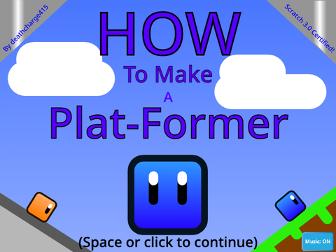 How To Make A Platformer On Scratch 3.0 (0.1.0)!