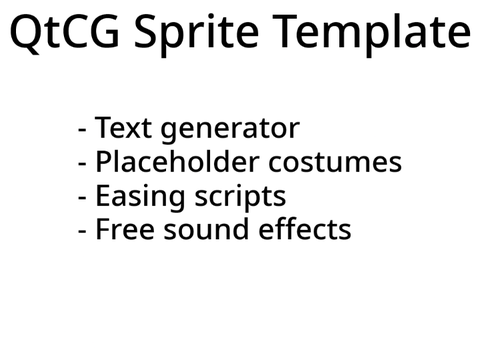QtCG Sprite Template