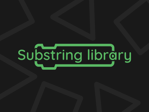 Substring library v1.2