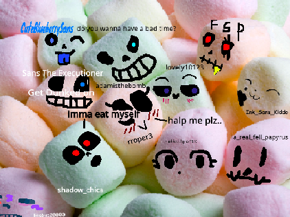 Add yourself as a marshmallow... 