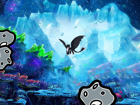Asteroids - with dragons!