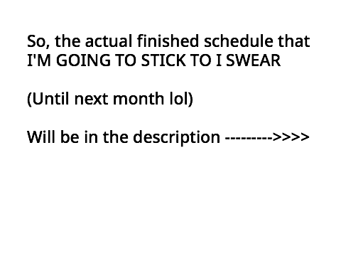 New Blog Dates... again lol