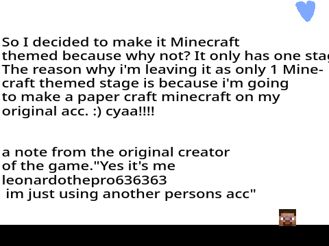 Minecraft Platformer! (UPDATE 2) 