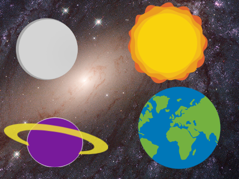 Moon And Sun, Earth And Planet, Switch 
