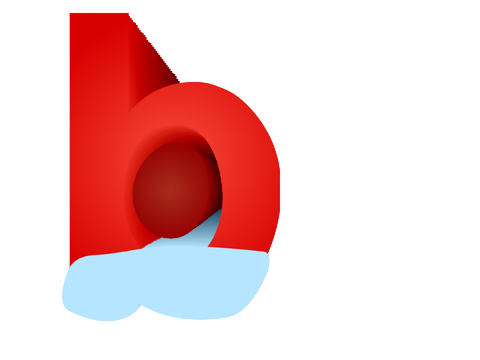 3D B