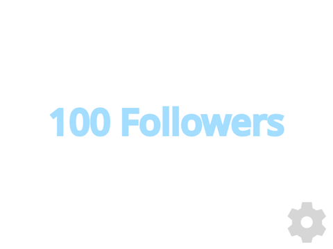 100 followers