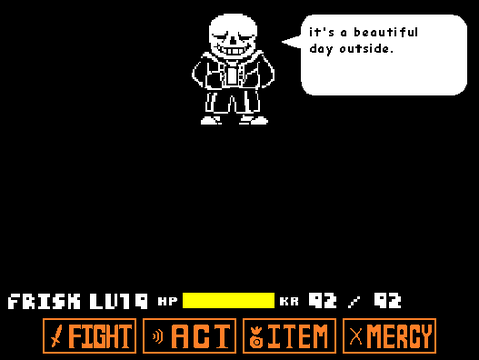 Undertale - Sans Fight