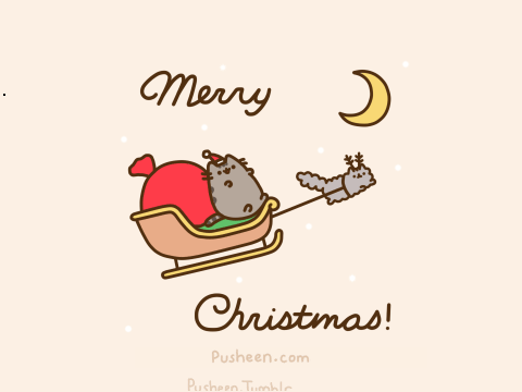 Pusheen Christmas To-Do List