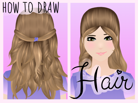 How To Draw Hair! 3 STEPS
