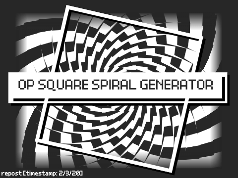 OP Square Spiral Generator