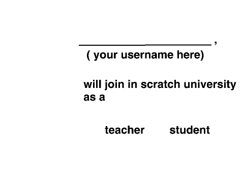 Scratch University Sign Up