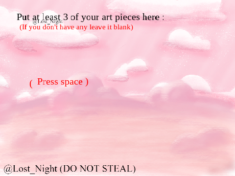 Lost_Night's Art School Sign-up Sheet remix