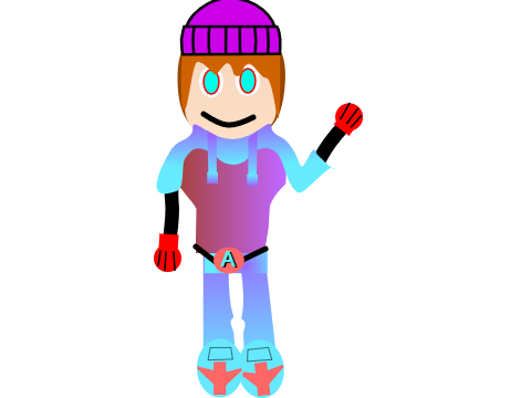 My oc  (other then eddie and freddie) Alex