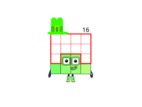 St. Patrick's Day Look of Normal Numberblock Aarex