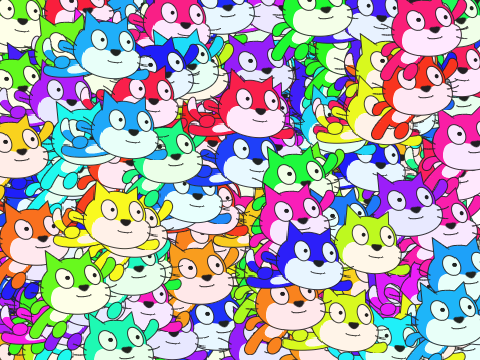 Flying Cats invading earth