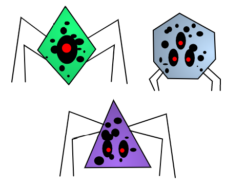 Pyramid, Poly And Rhombus (NB3 Styled)